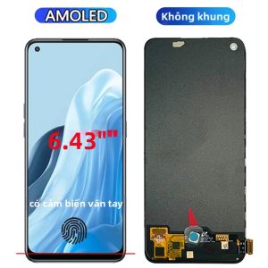 AUMOOK | Màn Hình AMOLED Cho Oppo Find X5 Lite Với Bộ Phận Cảm Ứng Thay Thế Màn Hình LCD Cho Model CPH2371 Màn Hình Cảm Ứng Điện Dung