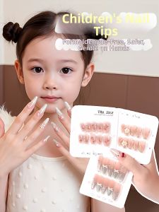 GANGHOU | Whitening Medium-Long Nail Pieces for 10 Years Old