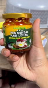 PROMO BELI 1 PERCUMA 1!!! [HALAL] Sunjayah Sambal Nasi Lemak 180g Ready-to-eat