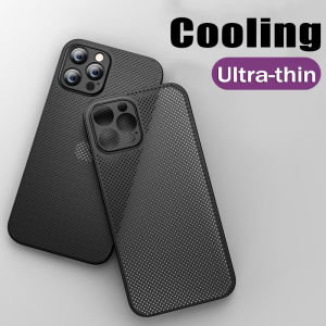 Crashstar Siêu Mỏng lỗ làm mát điện thoại trong suốt Trường Hợp Đối Với iPhone 16 15 14 Pro Max Cộng Với 13 Pro Max 12 11 Pro Max Tản Nhiệt Tối Đa Mùa Hè Ốp điện thoại Matte Rõ Ràng Vỏ Điện Thoại Với Ống Kính bọc hoàn toàn Máy Ảnh Bảo Vệ Bán Chạy