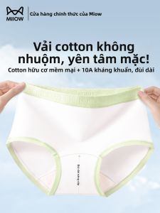 Quần lót tam giác MiiOW vải cotton kháng khuẩn thoáng khí không bó sát