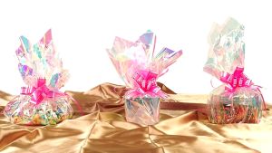 58cm*914cm Rainbow cellophane packaging Colorful gift wrap baskets snacks /DIY crafts/gift wrapping paperv
