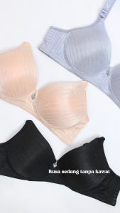 You’ve ( Youhave ) BH Wanita Bra Wanita Busa Tipis Beha Tanpa Kawat Katun Cup B Kait 3 100115