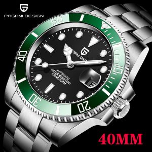 PAGANI Design 2024 New 40mm Men Automatic Mechanical Watches Men Luxury NH35A /NH36A  Stainless Steel Waterproof Watch Relogio