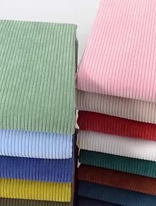 High Quality Polyester Wide Wale Corduroy Quilting Fabric for DIY Handmade Clothes Upholstery Fabric