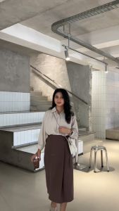 Yuse Shirt - Kemeja Wanita Lengan Panjang Casual/Kerja - Oversized Shirt Outfit Lebaran - Kemeja Linen Turkish - Kemeja model terbaru - Kemeja polos terbaru - kemeja wanita trend polos