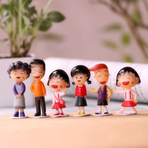 มินิมารุโกะจังของเล่นตุ๊กตาประกอบและลงสีเองล้อดอกไม้สำหรับแม่และน้องสาวของพ่อของตั้งโชว์ของตั้งโชว์ในสวนของตกแต่งกระถางพืชอวบน้ำ