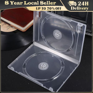 ❤️【Same Day Delivery】CD Storage Box Disk Box Single /Double Disc CD Case DVD Plastic Case DVD Box for Disc Organizer LZC-DVD-Case
