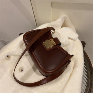 กระเป๋าสะพายไหล่ทรงสี่เหลี่ยมเล็กสไตล์เกาหลีสำหรับผู้หญิงในช่วงฤดูร้อนปี 2022 กระเป๋าสะพายไหล่แบบซิปขนาดเล็ก กระเป๋าสะพายไหล่แบบเรียบง่ายและทันสมัย ​​กระเป๋าสะพายข้างแบบย้อนยุค