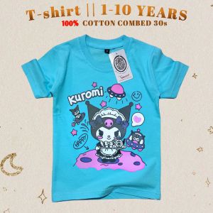 kaos baju kuromi alanes cinnamoroll forward anak perempuan 1 tahun sampai 10 tahun cetak DTF bahan katun combed 30s