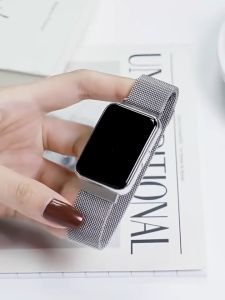 Tali Lingkaran Magnetik untuk Huawei Band 10 9 Tali Logam Lingkaran Baja Tahan Karat untuk Huawei Band8