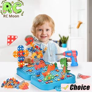 ชุดเครื่องมือจำลอง DIY สำหรับเด็ก ฝึกการถอดประกอบและประกอบ ของเล่นเสริมพัฒนาการ พร้อมไขควง ของขวัญวันเกิดสำหรับเด็กผู้ชาย