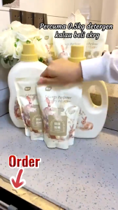 [3 kg]BOTARE Rose Liquid Laundry Detergent Sterilizing and Removing Mites Long-lasting Fragrance