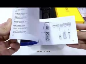 KEMEI Alat Cukur Rambut Elektrik Hair Clipper Professional Cordless Transparant Mesin Cukuran Kemei KM 2137