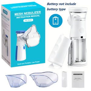 Portable Mesh Nebuliser Kit Handheld Cough Asthma Inhaler Home Atomizer for Adult Kids Pets Vet Home Use Nebulizador