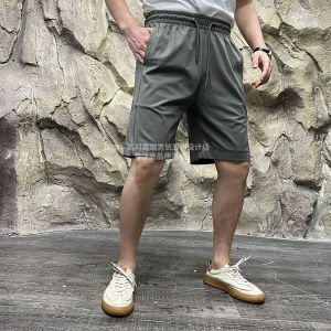 Lightweight Quick-Dry Breathable Laser-Punched Elastic Waist Sports Shorts Summer Casual Pants Loose Fit Youth Popular Daily Wear