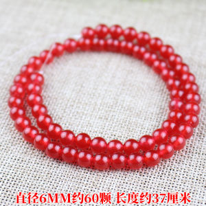 ลูกปัดทรงกลมสีแดงอัญชลิทธิ์สำหรับงานฝีมือ เครื่องประดับ ลูกปัดอ่อน ลูกปัดกระจกใส ลูกปัดหยก สินค้าใหม่จากจีนแผ่นดินใหญ่