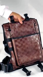 TAS SELEMPANG DADA POLO AMSTAR KULIT PU CHEST BAG TAS PRIA