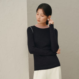 Yigue | Versatile Long Sleeve Simple Elegant Knitwear