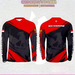 jersey garuda black | hut indonesia lengan panjang series free nick name full print