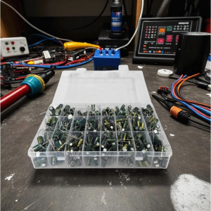 460 PCS Kapasitor Elektrolitik 24 Types Mixed 6.3V-50V Electrolytic Capacitor Set