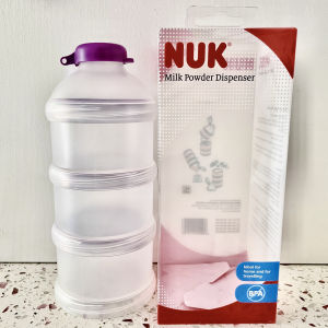 Portable NUK Infant Formula Milk Powder Quantitative Storage Box Three Layer Partitioned Food Supplement Storage Container