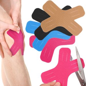 【Giao Hàng 24h 】 5 chiếc băng dính tập thể dục băng thể thao co giãn loại X Băng giảm đau cơ đầu gối băng bó cơ thể thao chống nước vật lý trị liệu