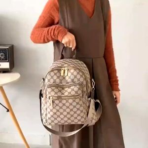 BJ64749 - KHAKI/COFFEE/HURUF TAS RANSEL BACKPACK PUNGGUNG WANITA TOTEBAG JINJING HANDBAG SLEMPANG WANITA FASHION KOREA CHINA IMPORT MODIS ELEGAN TERMURAH TERLARIS TERBARU BAGSTORE JAKARTA TAS BATAM ZCJ4749