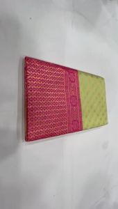 [Pre Order]Soft Lichi Silk Saree (Normal / Ready To Wear Saree) ~ Delivery Lead Time : 10 days
