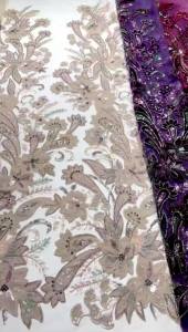 2Yard Luxury African Sequin Lace Fabric 2026 High-Quality Nigerian Beaded Mesh Embroidery for Womens Wedding And Party Dresses