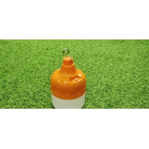 Bóng đèn tích điện siêu sáng 60W 100W 150W có móc treo tiện lợi Bóng đèn sạc tích điện đa năng cao cấp kèm móc treo