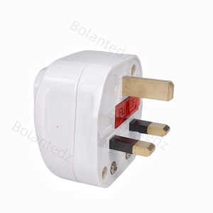 UK/Large South Africa/Australia Standard Power Switch Rewireable Plug With Fuse Power Cord Cable 3-Pins Connector