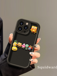 Three-Dimensional Sponge Baby Doll for Apple 15 Phone Case Iphone14 New Arrival Iphone13/12/11pro Protective Case Xs Max Cute XR Creative 7/8P Silicone 6/6S Drop-Resistant