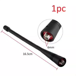 [HCM] Ăng ten UHF 400-470MHZ (ĐEN / 16.5cm)cho máy bộ đàm Kenwood TK3107 TK3100