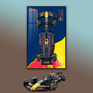 Kada C44 Sauber Starlight Red Bull RB19 F1 Building Block Racing Car Wall Decor Display Photo Frame Panel Background Wall