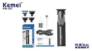 Kemei | Tông Đơ Cắt Tóc Điện Kemei KM-282 Cho Nam Không Dây Sạc USB Râu/Tông Đơ Cắt Tóc Với 3-4 Đầu Phun Lưỡi Dao Bằng Thép Không Gỉ