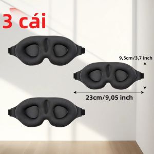 Mặt Nạ Ngủ Siêu Nhẹ Mềm Mại - Bịt Mắt Điều Chỉnh Được Ngăn Chặn Ánh Sáng Dùng Cho Nhà Văn Phòng Du Lịch Hỗ Trợ Giấc Ngủ Thoải Mái Cho Khuôn Mặt