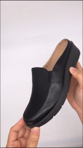 Perrieri x Carr Series Women Premium Comfortable Mules 3.5cm 73171 (Black/Khaki)