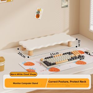 evesigar | Height-Increasing Desktop Computer Stand Shelf