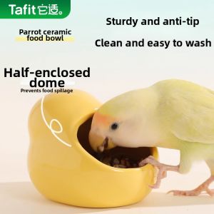 Tafit | Anti-Spill Parrot Feeder for Small Birds