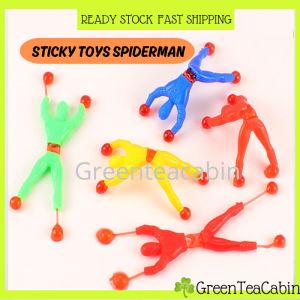 WALL CLIMBING SPIDERMAN TOY STICKS TO THE WALL AND STICKS TO THE PALM TO RELIEVE PRESSURE SPIDERMAN STICKY TOY
