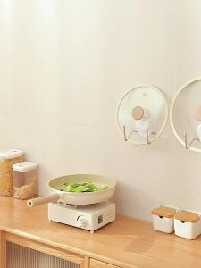 FaSoLa | Suction Pot Lid Holder Stainless Steel Rack