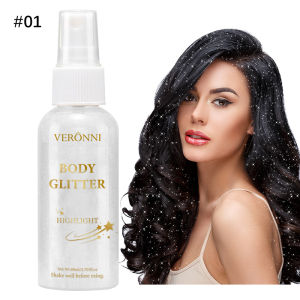 สเปรย์ไฮไลท์แบบน้ำ สเปรย์กลิตเตอร์เงางาม สเปรย์ไฮไลท์โฮโลแกรม เมคอัพปาร์ตี้ฮาโลวีนติดทนนาน