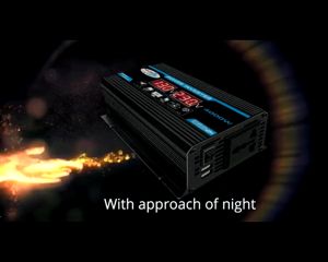 3000W Mobil Inverter 12V DC Ke 220V AC Power Converter LED Display Dual USB Pure Sine Wave Baru Mobil Inverter Inverter gelombang sinus modifikasi