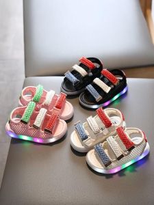 Childrens Sandals Girls Casual Sports Summer Anti-slip Beach Shoes Lightweight Breathable Toddler Walking Shoes Boy Girl