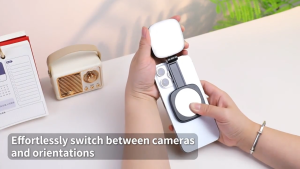Magnetic Mobile Phone Selfie Mirror Mini Fill Light 3 Colour Adjustable Reversible Fill Light Bracket 手機 補光燈小型