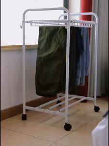 one size ของกางเกงที่แขวน ชั้นวางกางเกง Hanger Rack Pants Storage Rack Rak Tudung Hanger Seluar Multi-Layer Hanging Clothes Organizer ผู้หญิง ผู้ชาย ยกเลิก