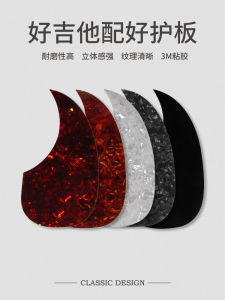 FLEOR กีตาร์ไม้พื้นบ้าน Picks 40/41 นิ้วสายกีตาร์เทป Waterdrop โปร่งใสพร้อมกีตาร์ String Winder