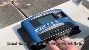 MPPT 30A/50A/100A 12V/24V Auto Focus Tracking Solar Panel Charge Controller Regulator with Dual