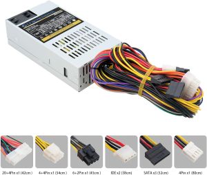300W Power Supply Mini ITX Flex ATX PSU Computer Power Supplies for POS IPC Server Desktop PC Fits Small Form Factor
